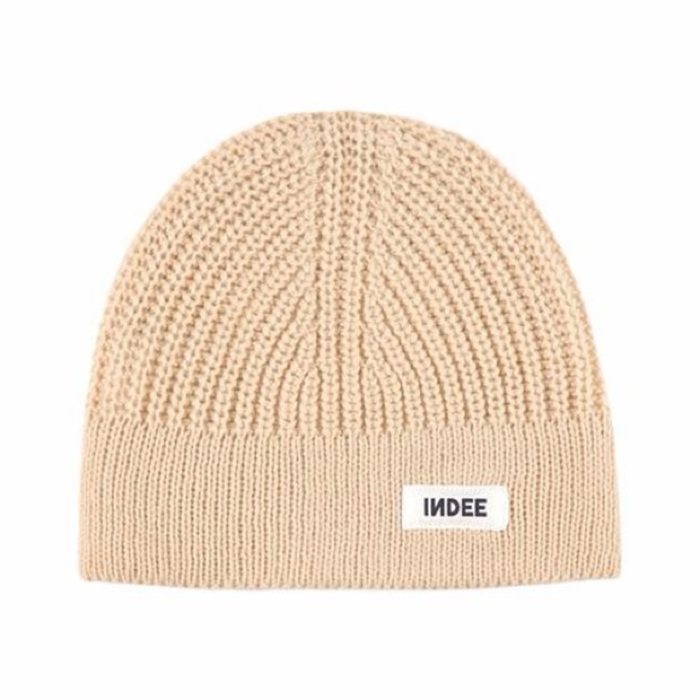 INDEE wool/Acrylic knit beanie  off white made in Italy